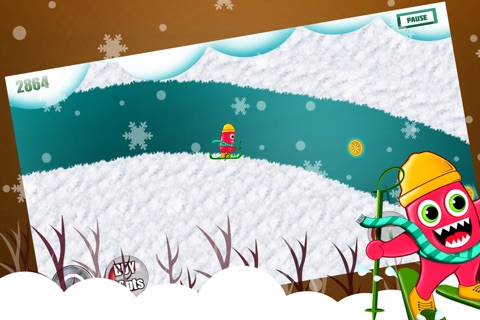 Monster Ski : The Winter Skiing Forest Creature - Gold screenshot 4