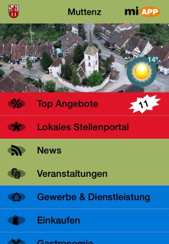 miAPP Muttenz screenshot 2