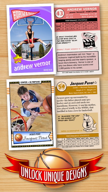 FREE Basketball Card Template — Create Personalized Starr Cards