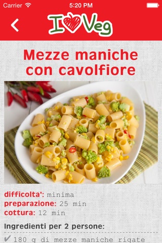 I Love Veg - Pasta Vegan screenshot 4