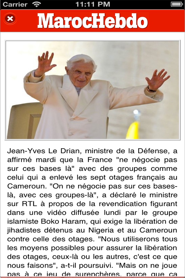 Maroc Hebdo International screenshot 3