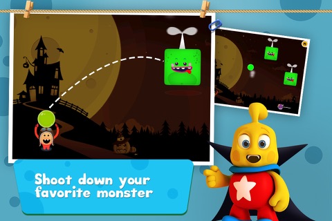 Smash Monster Halloween: Color Match Baby First Skills Playtime for Kids FREE screenshot 2