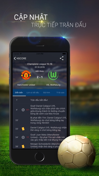 NScore - Tỷ Số Bóng Đá