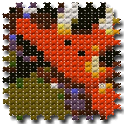Cross Stitching Butterfly Icon