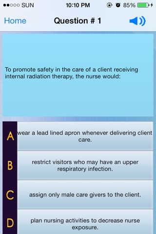 NCLEX Online Practice Exam screenshot 3
