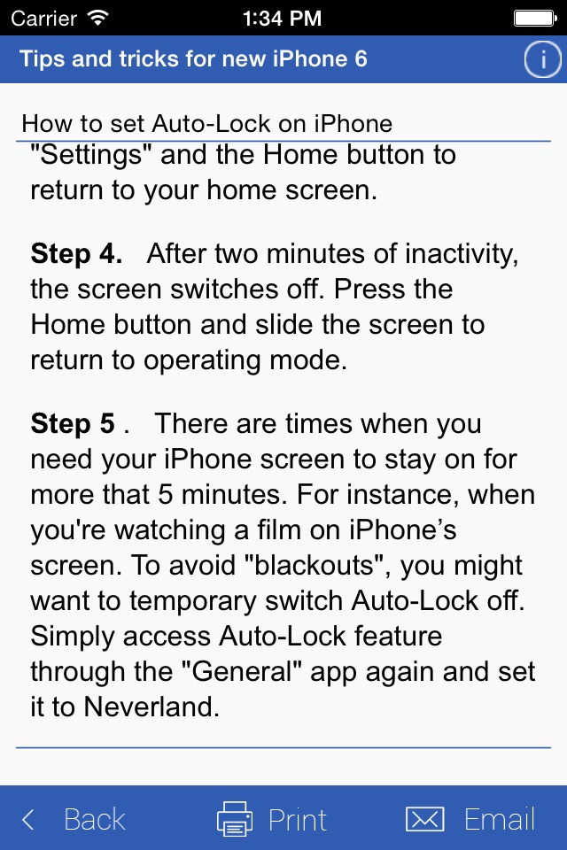 Tips and Tricks for New iPhone 6 screenshot 3
