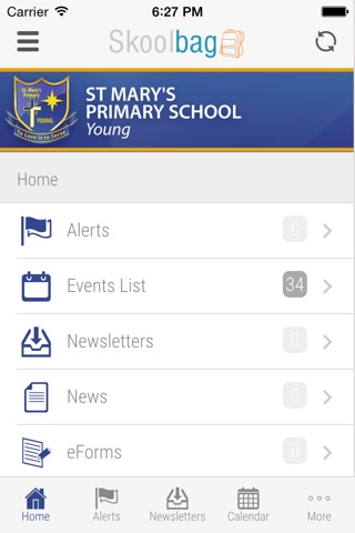 St Mary's Primary School Young - Skoolbag screenshot 2