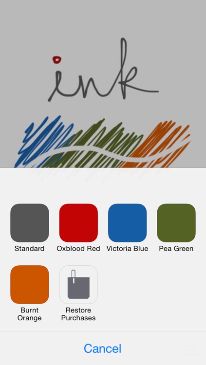 Ink for iOS