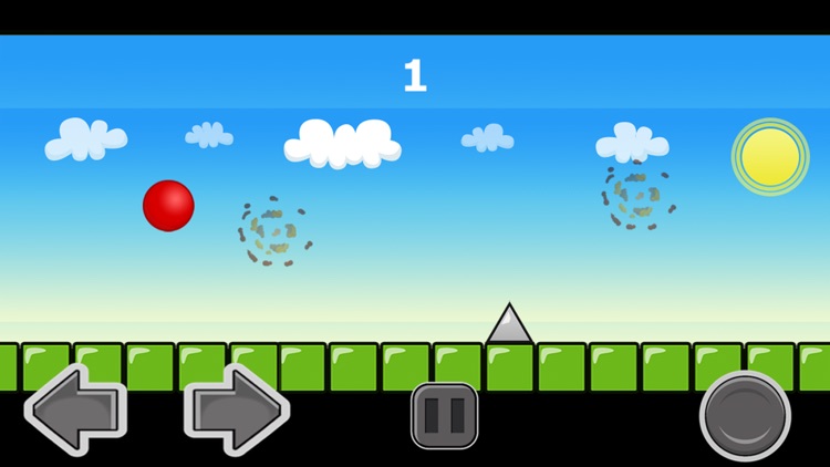 A Red Ball Bullet Escape! - Avoid Bouncing Spikes screenshot-3