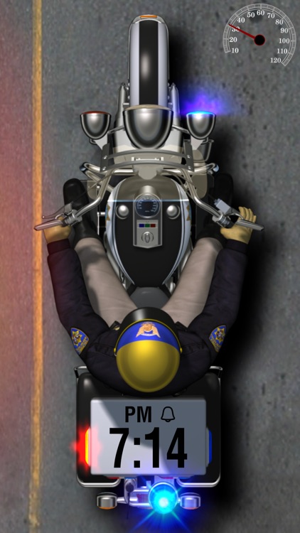 Motor Cop Alarm Clock