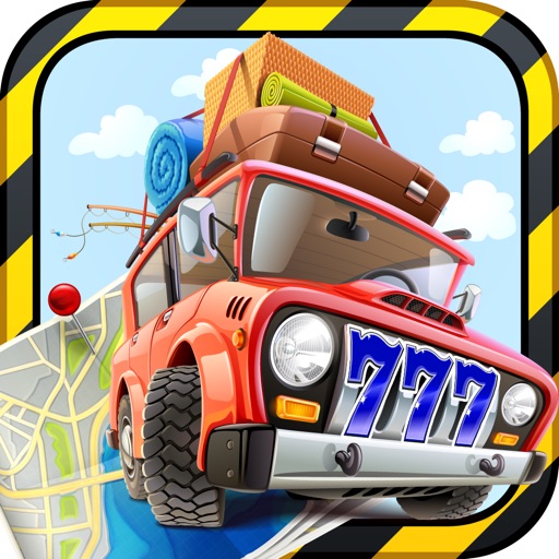 A Road Trip Slot machine Parade journey round the world icon