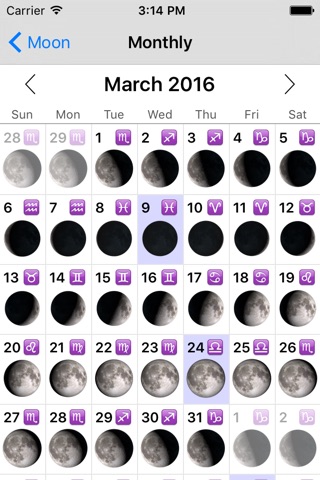 Phases of the Moon screenshot 3