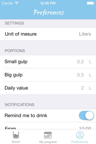 Drink Meter - Measure your Daily Drink right from your Apple Watch and your iOS Device screenshot 3