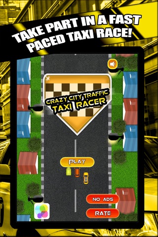 - A Crazy City Traffic Taxi Racer Game screenshot 2