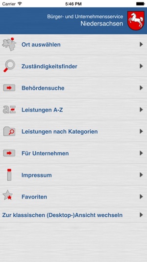 Bürger- und Unternehmensservice (BUS) Niedersachsen(圖1)-速報App