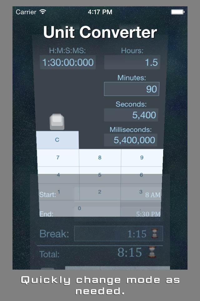 ChronoCalc screenshot 3