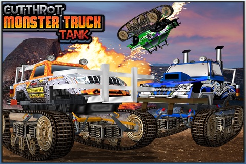 Cut-Throt Monster Truck Tank Fight screenshot 2