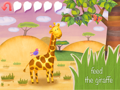 Trail the tail LITE (educational and fun safari app for little kids and toddlers about animals, zoo and wild nature) screenshot 2