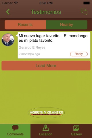 Achiote y Cilantro screenshot 3