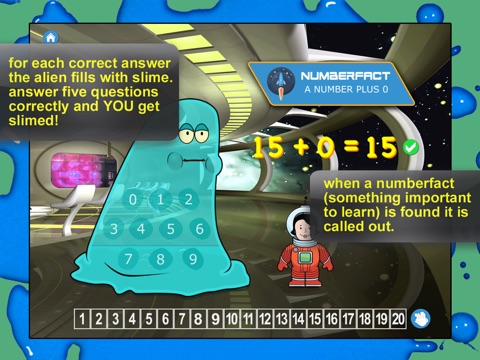 Mathsplat - Alien Addition screenshot 2