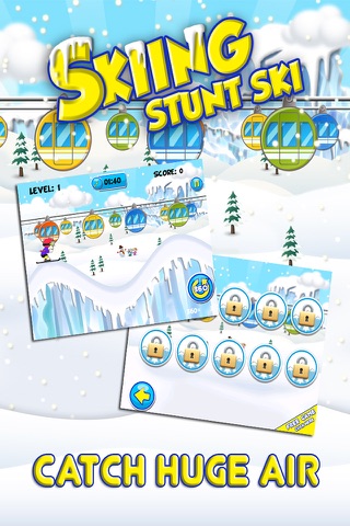 Skiing Stunt Ski - Snow Mountain Stunt Racing Game Extreme FREE screenshot 3