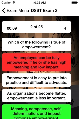 DSST Organizational Behavior screenshot 4