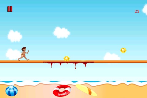 Endless Runner - Beach Boy Jumping and Running screenshot 3