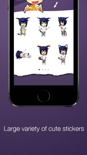 Anime stickers: emoji, emoticon & chibis for chatting(圖5)-速報App