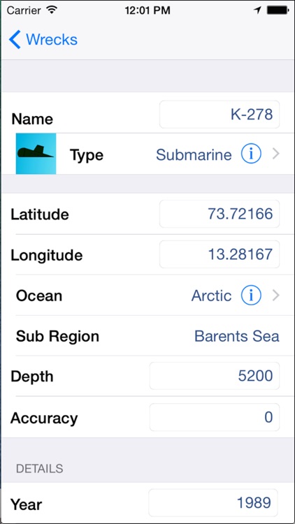 Marine Wrecks