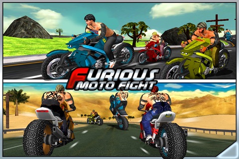 Furious Bike Fight Race screenshot 2