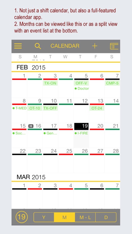 FireSync Shift Calendar