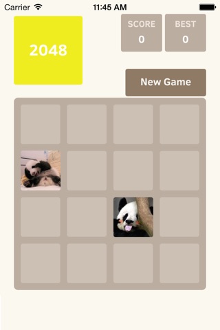 2048 Panda screenshot 2