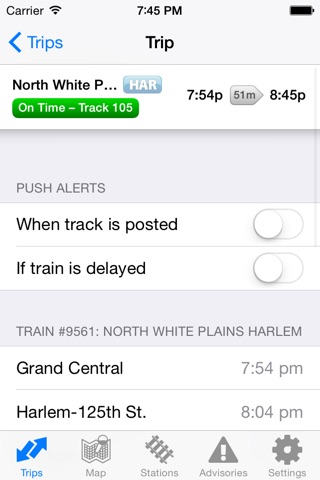 iTrans Metro-North: Timetables and Live Train Info screenshot 2