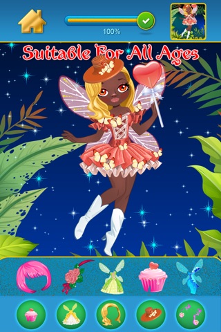 My Secret Fairy Land Copy And Draw Dressing Up Club Game - Free App screenshot 2