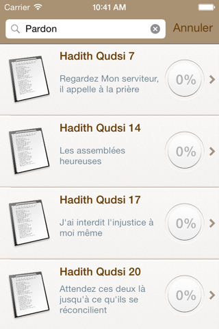 40 Hadiths Qudsi en Français screenshot 4