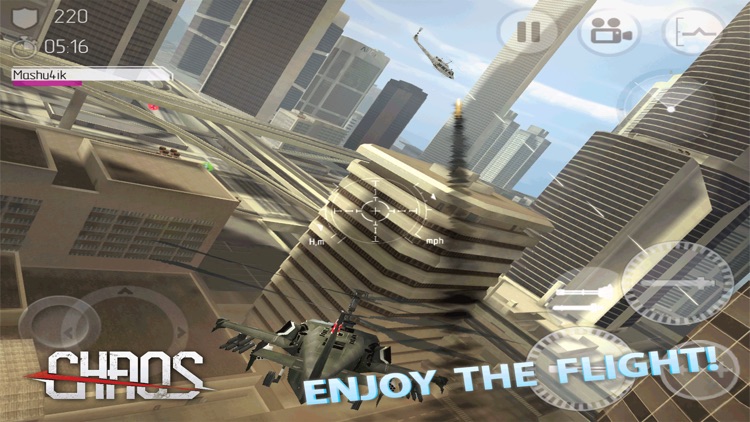 CHAOS Combat Copters -­‐ #1 Multiplayer Helicopter Simulator 3D