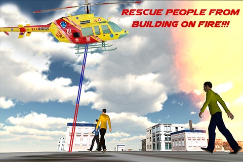 911 City Rescue Helicopter Sim 3D screenshot 4