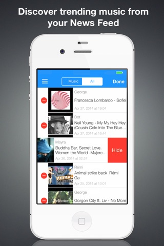 FeedApp: Media Player for your Social Timeline screenshot 3