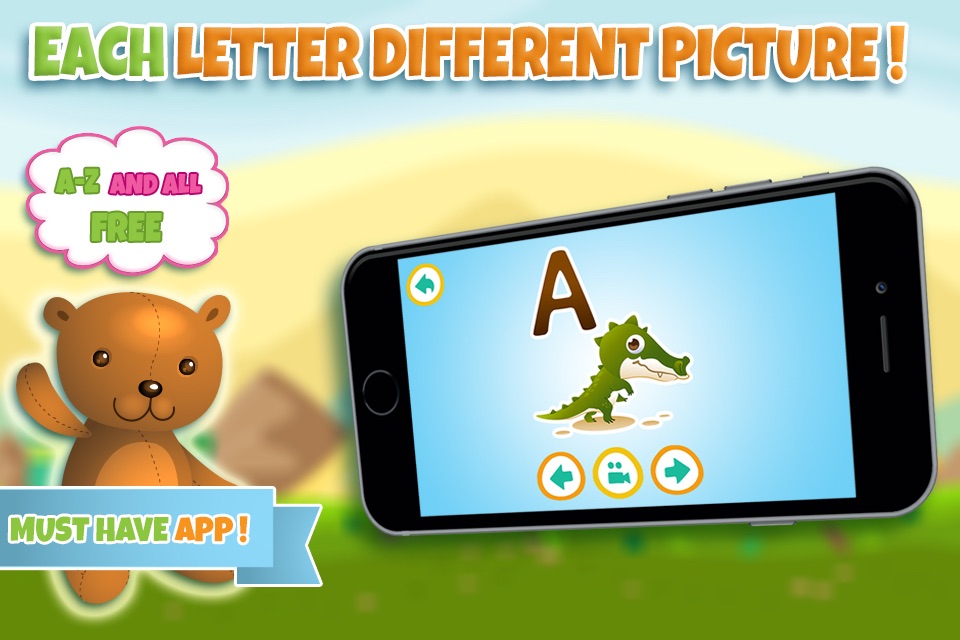 Learn alphabet and letter - ABC learning game for toddler kids & preschool children screenshot 3