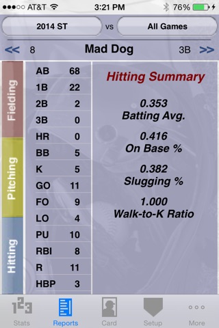 StatCatcher™ Softball (Player Edition) screenshot 3