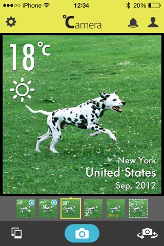 Weather Snap Camera “°Camera” screenshot 4