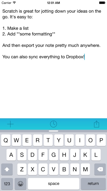 Scratch — Your Quick-Input Notepad