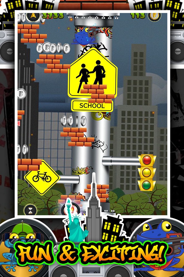 Hip Hop Frog Jump Game FREE screenshot 4