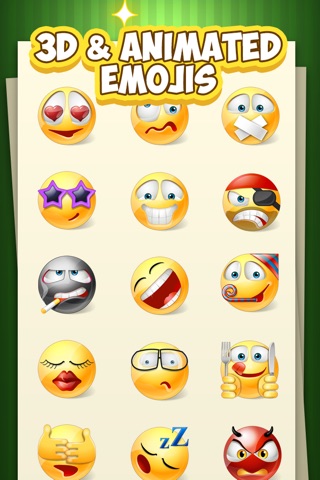Emoji Keyboard for iOS8 - 3D Animated Emoticons Keyboard Free screenshot 3