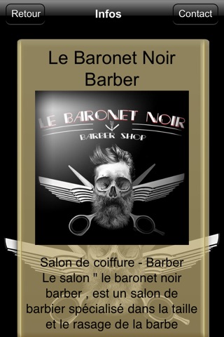 Le Baronet Noir Barber screenshot 4