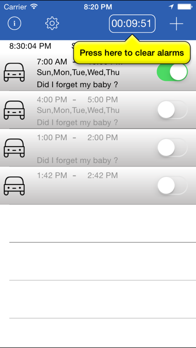 BabySafeDrive Screenshot 1