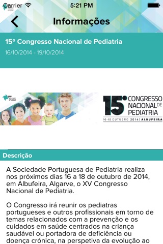15º Congresso Nacional de Pediatria screenshot 3