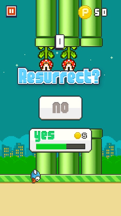 Flappy Parrot - Bird Resurrection after fall or smash and 2 Players support