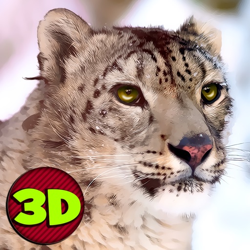 Wild Snow Leopard Survival Simulator 3D Full Icon