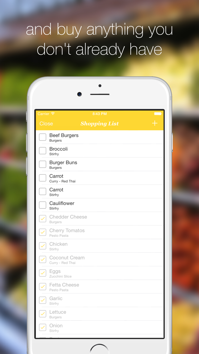 Dinner Plans - The Simple Meal Planner